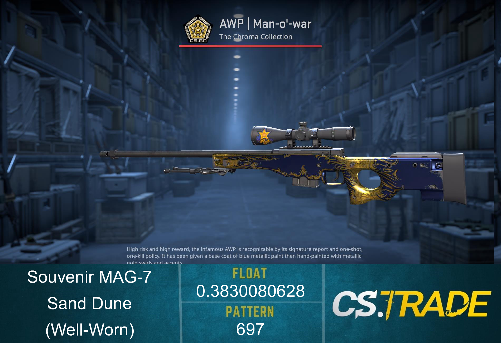 MAG-7 | Sand Dune (Well-Worn) Screenshot