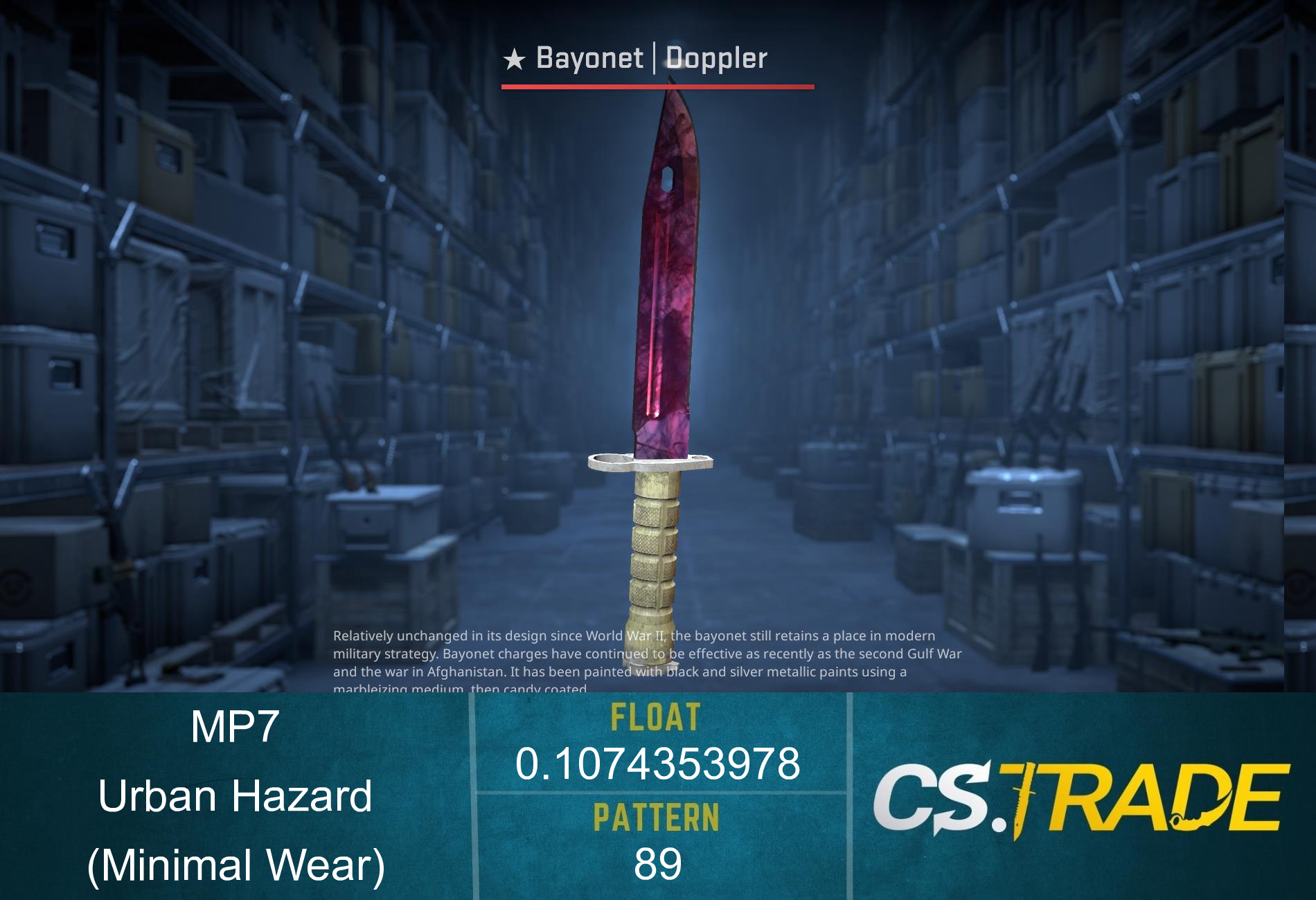 StatTrak™ MP7 | Urban Hazard (Minimal Wear) Screenshot