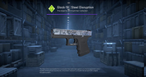 Glock-18 | Steel Disruption (Minimal Wear) Screenshot