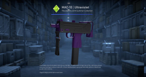 MAC-10 | Ultraviolet (Field-Tested) Screenshot