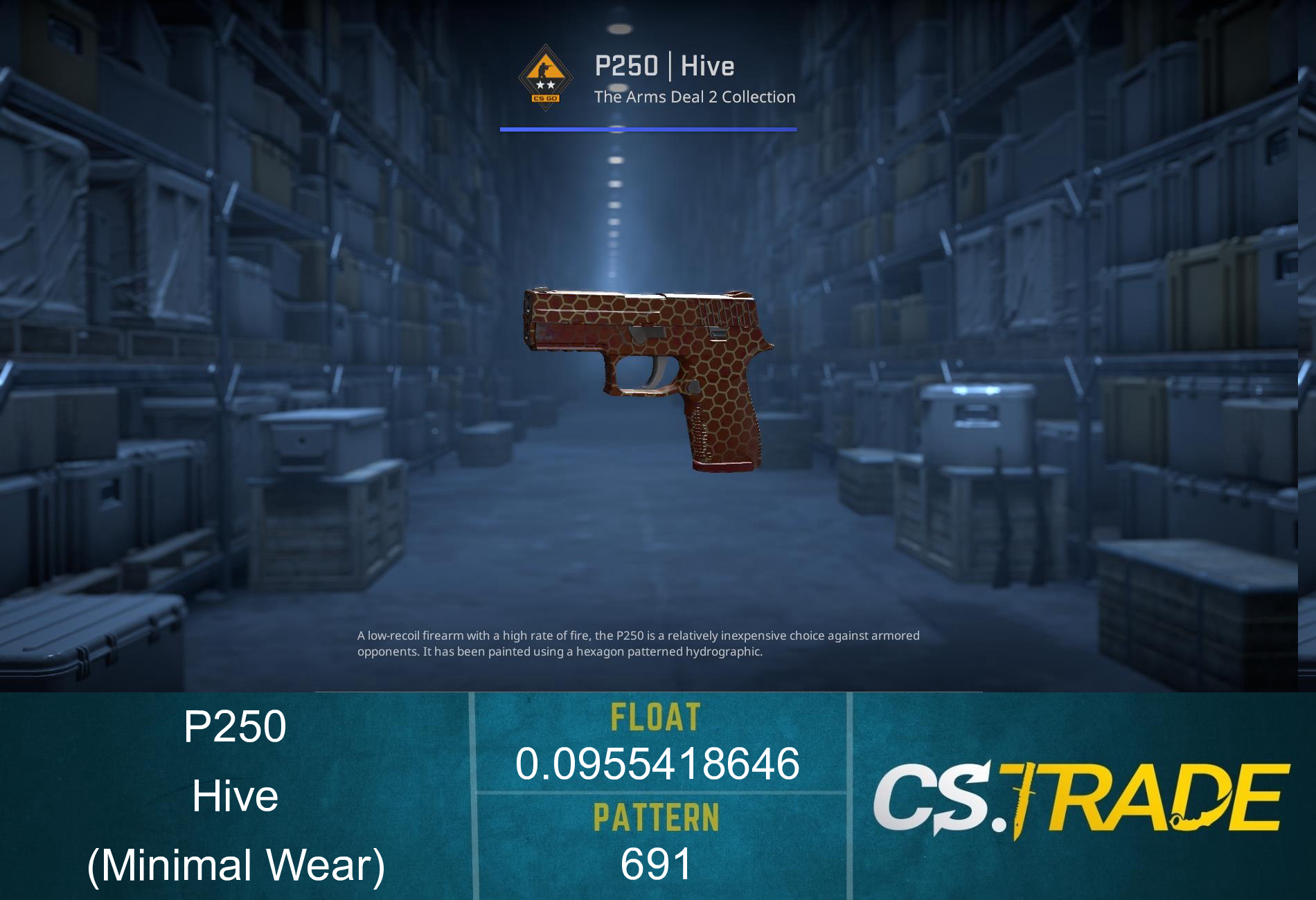 P250 | Hive (Minimal Wear) Screenshot