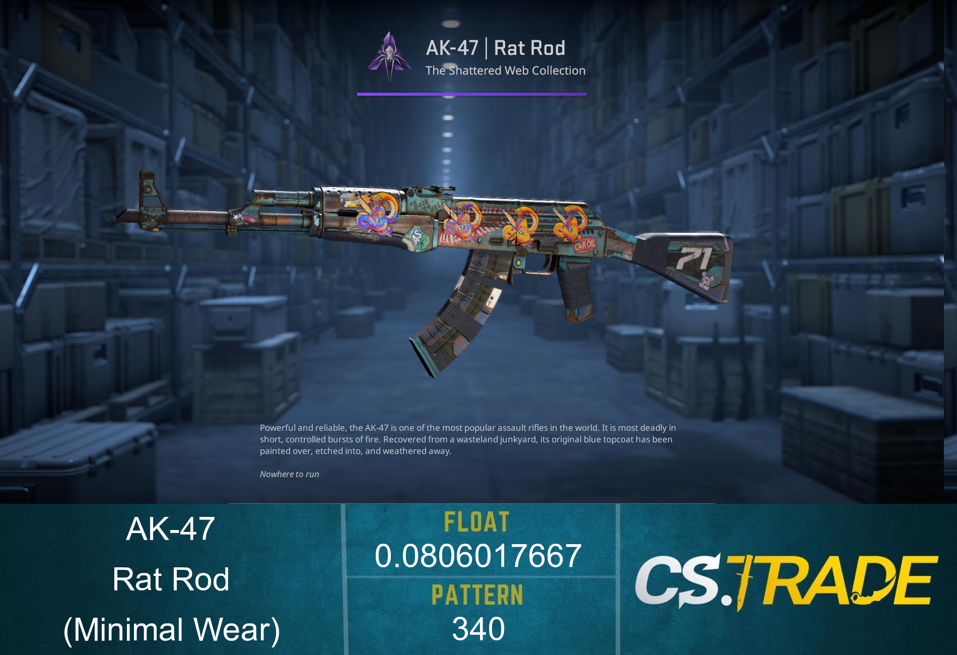 AK-47 | Rat Rod (Minimal Wear) Screenshot