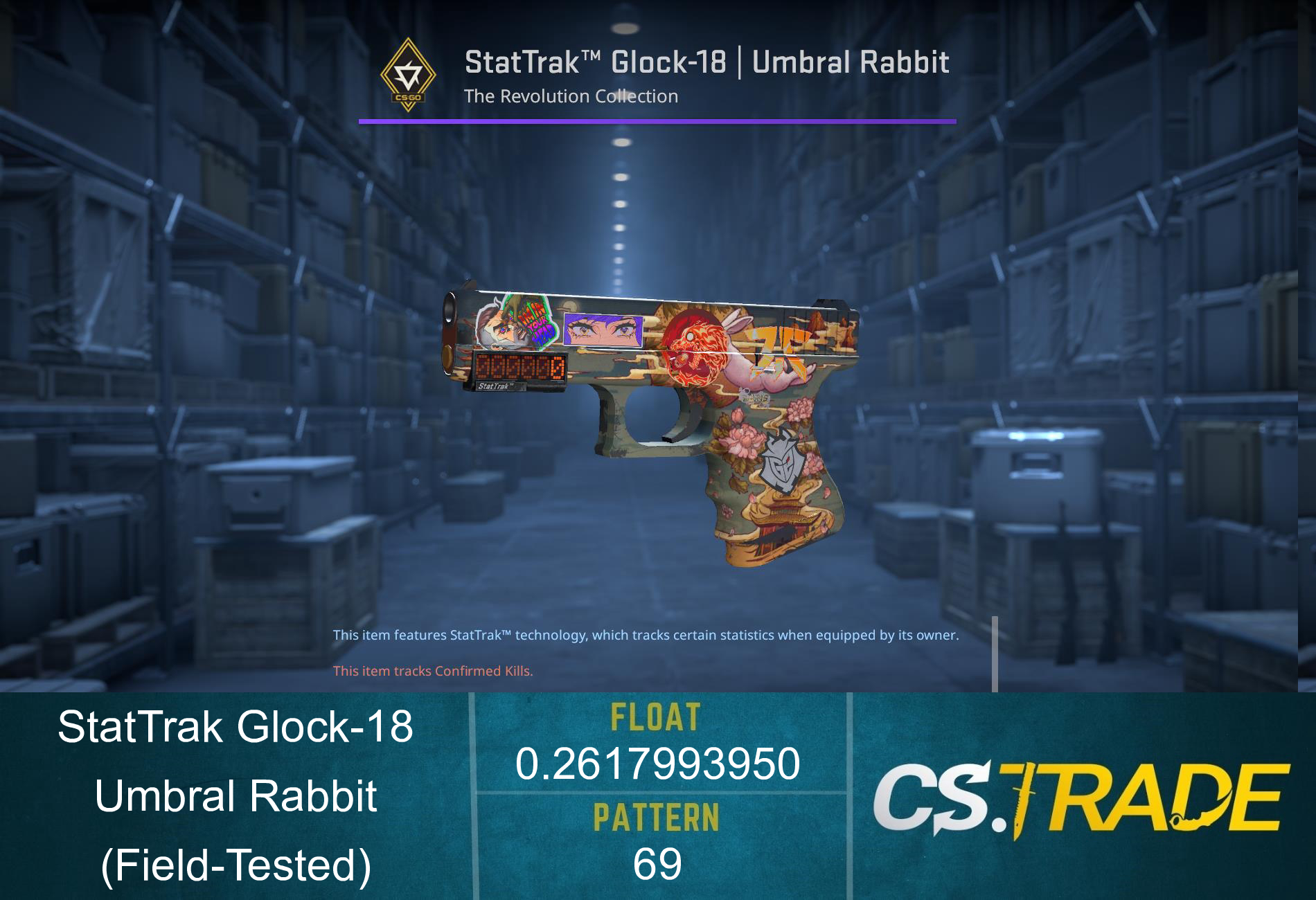 Glock-18 | Umbral Rabbit (Field-Tested) Screenshot