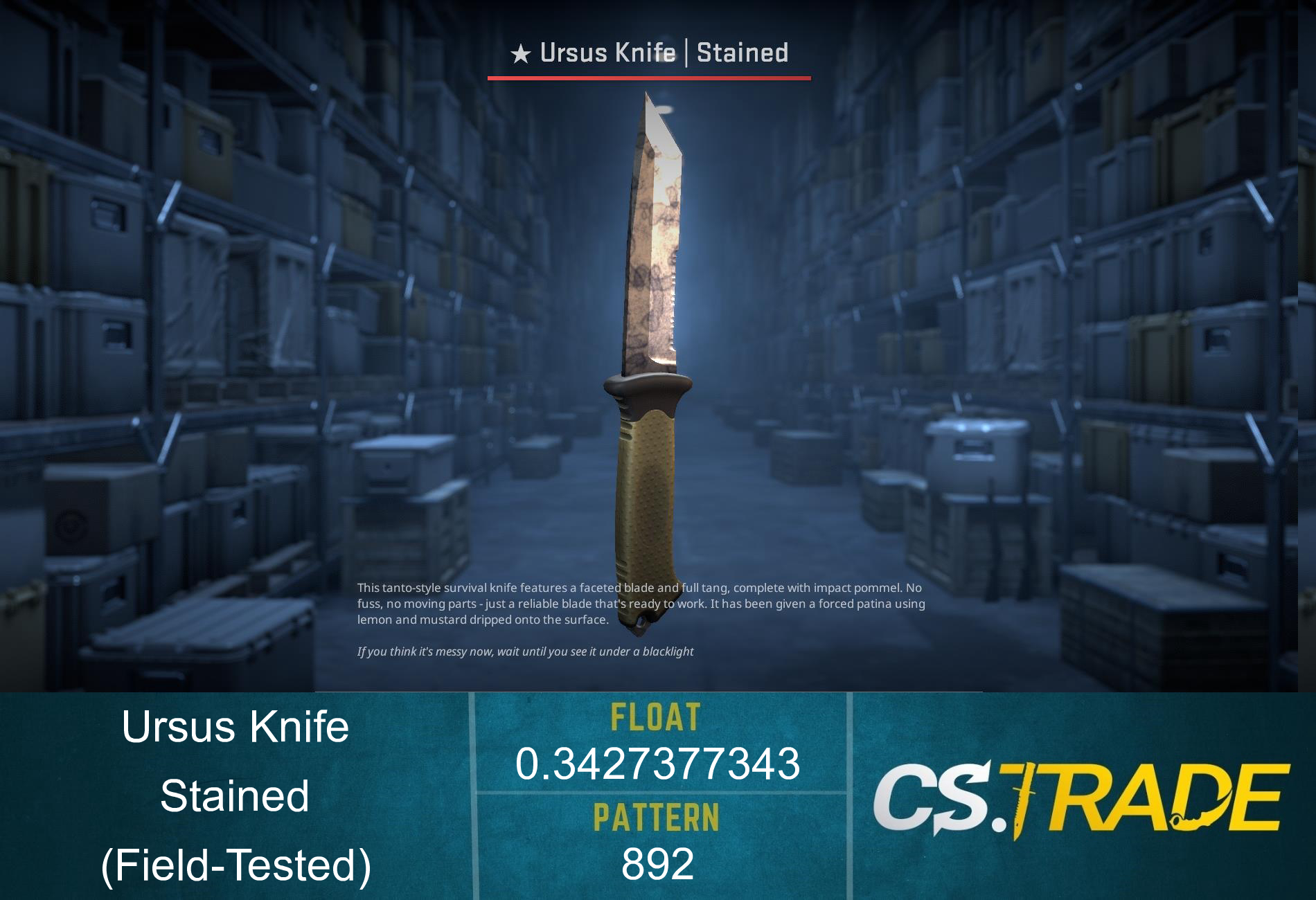 ★ Ursus Knife | Stained (Factory New) Screenshot