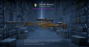 SSG 08 | Big Iron (Battle-Scarred) Screenshot