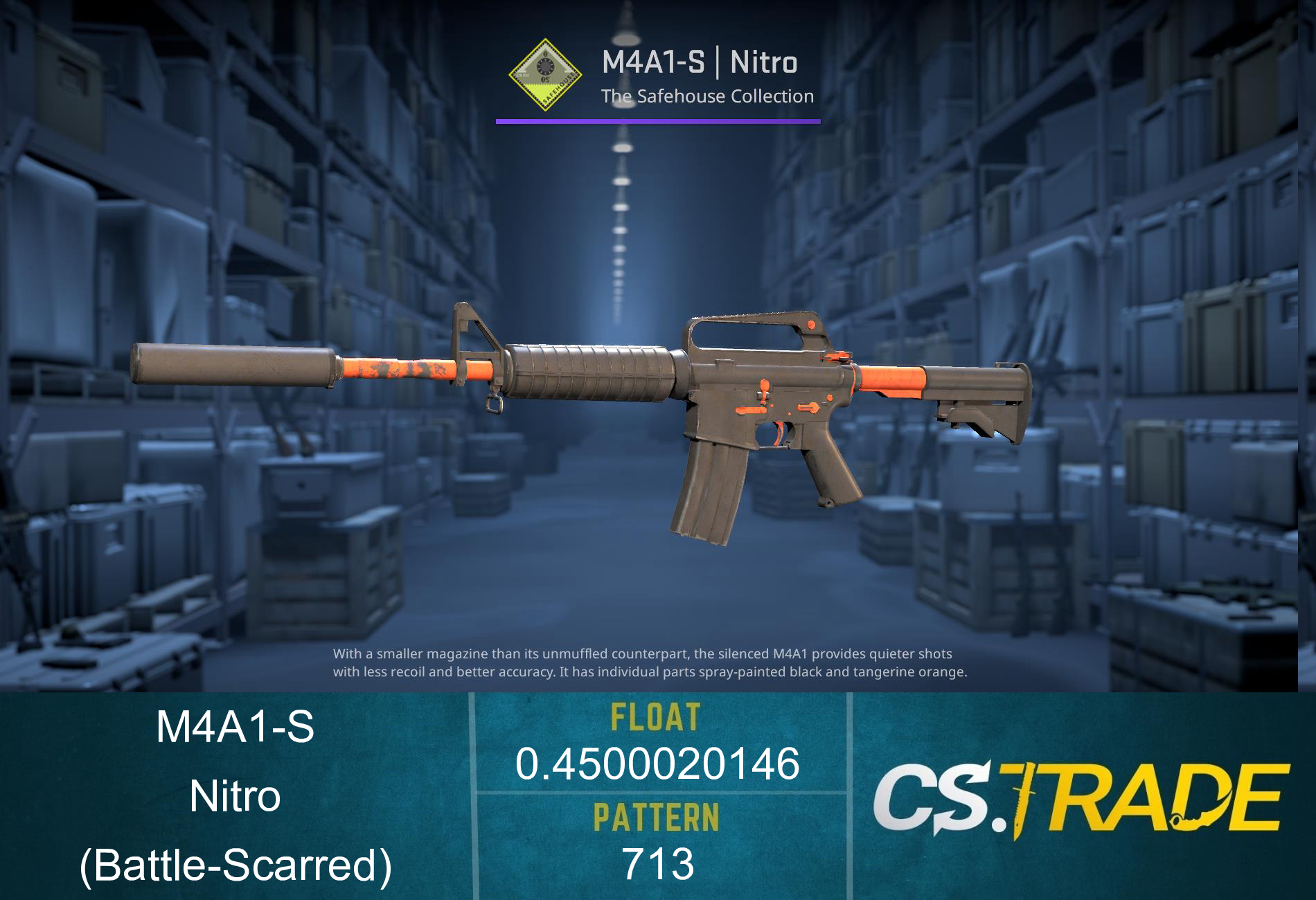 M4A1-S | Nitro (Battle-Scarred) Screenshot