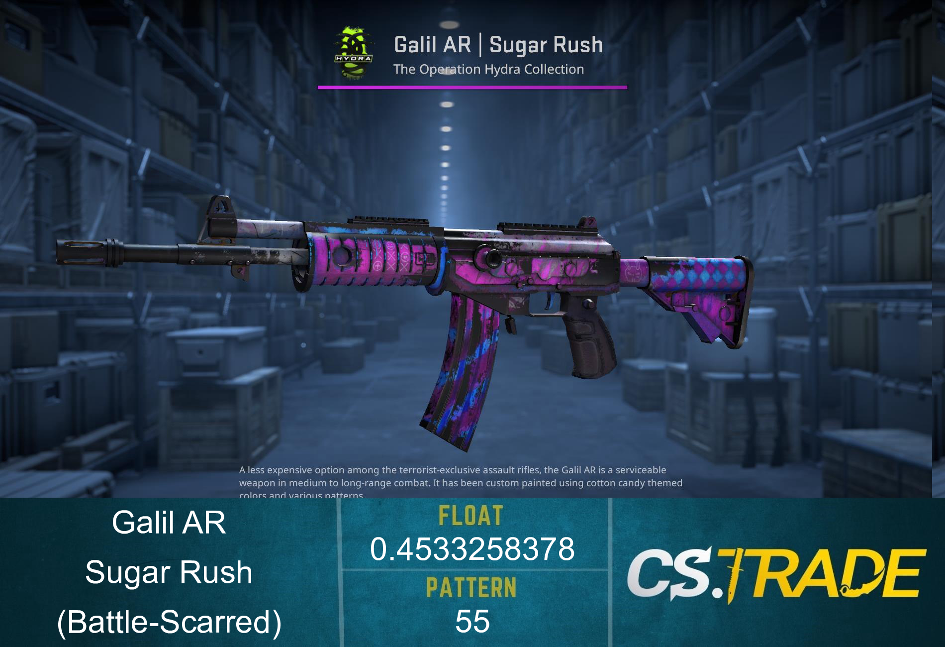 Galil AR | Sugar Rush (Battle-Scarred) Screenshot