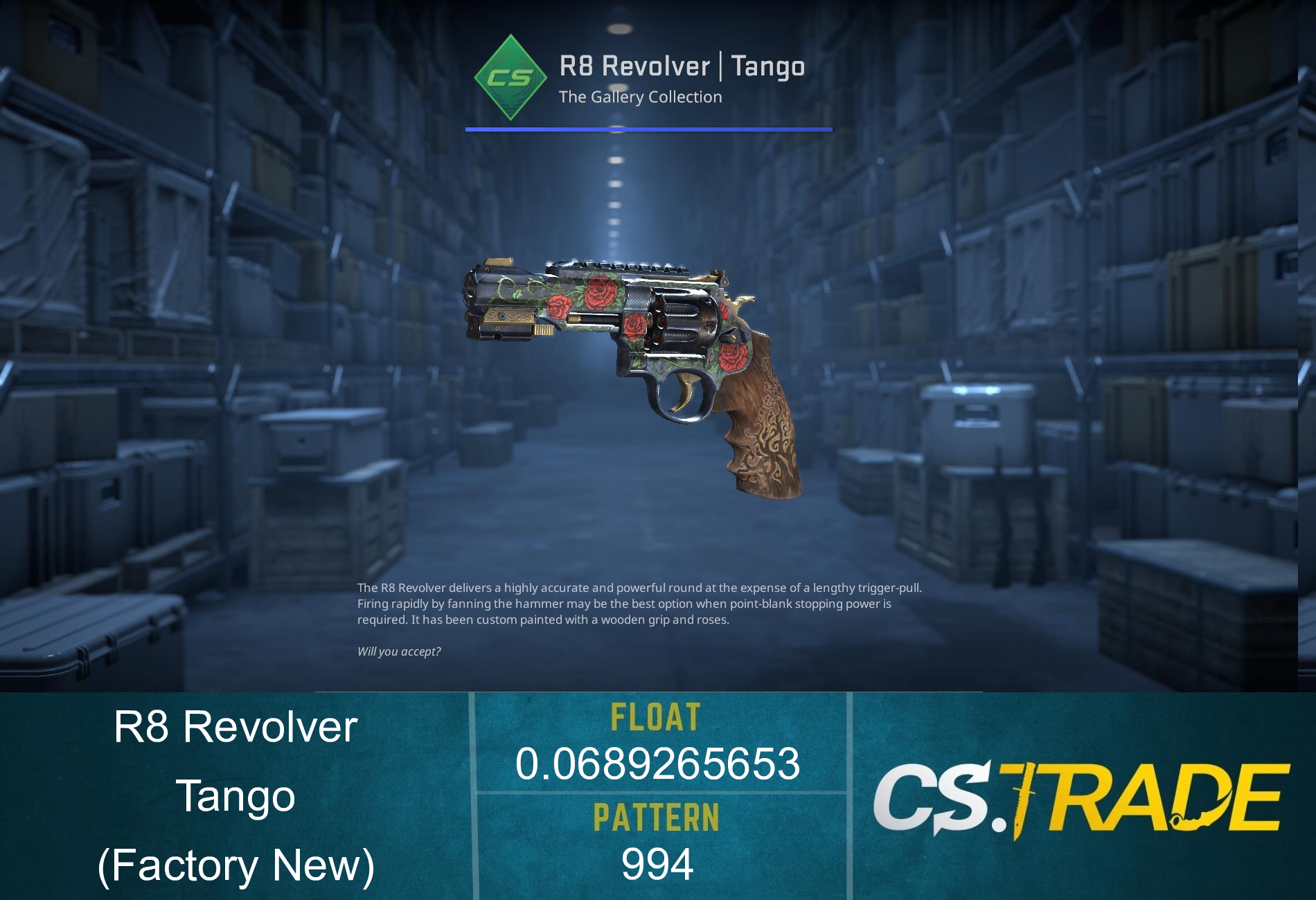 R8 Revolver | Tango (Factory New) Screenshot