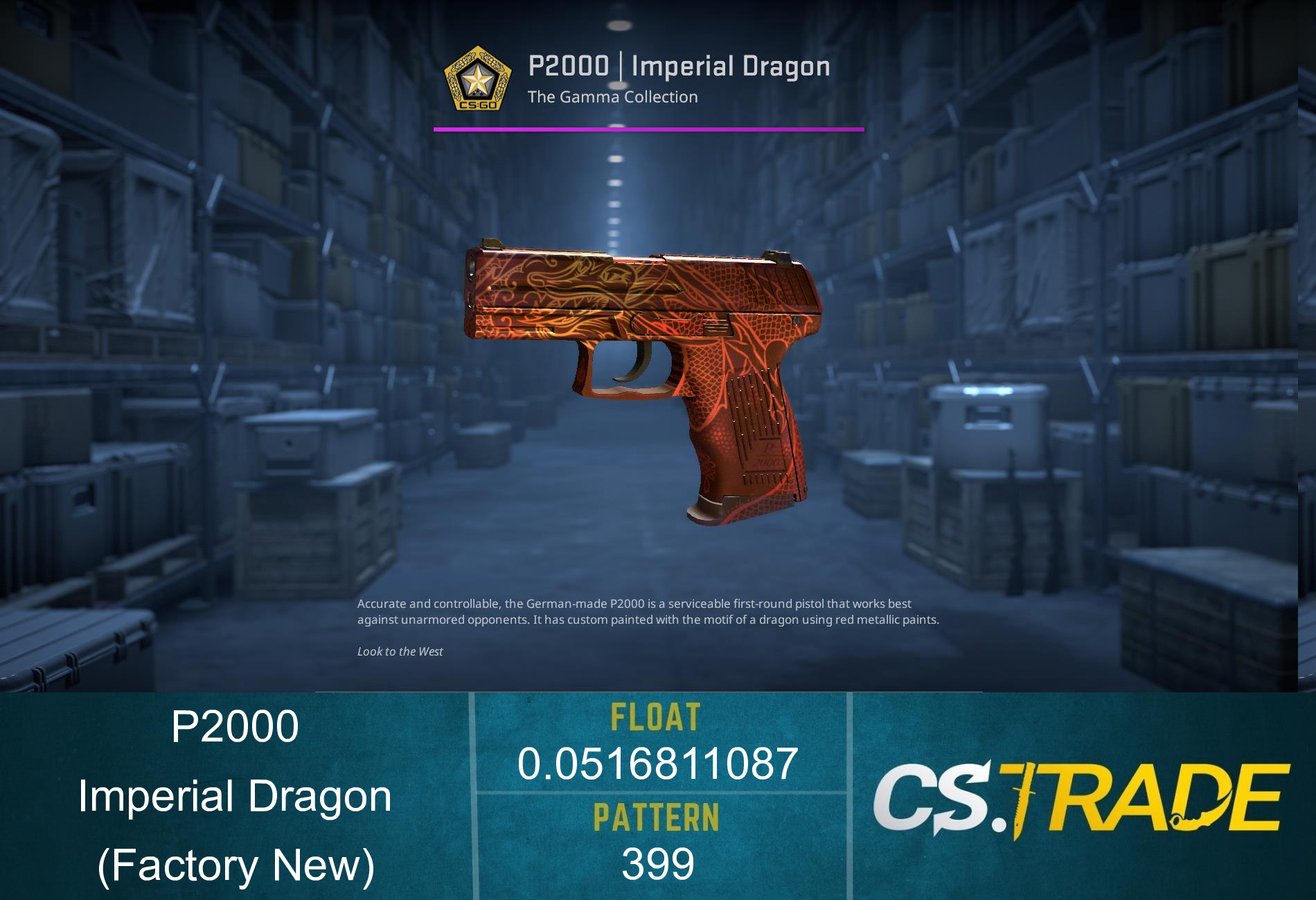 P2000 | Imperial Dragon (Factory New) Screenshot
