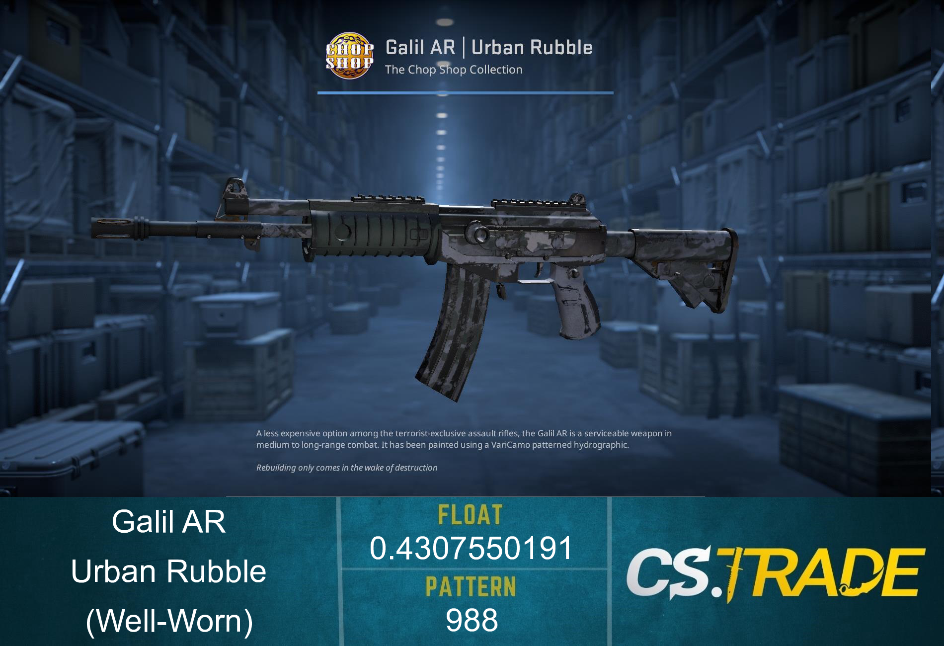 Galil AR | Urban Rubble (Well-Worn) Screenshot