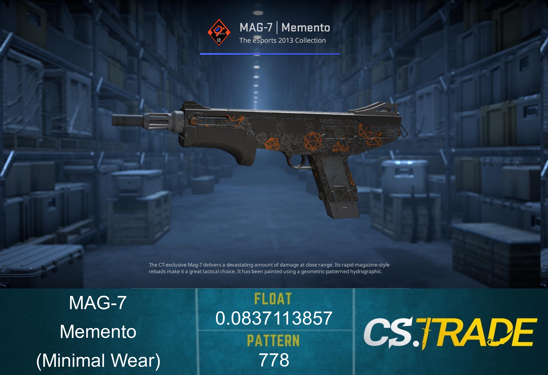 MAG-7 | Memento (Minimal Wear)