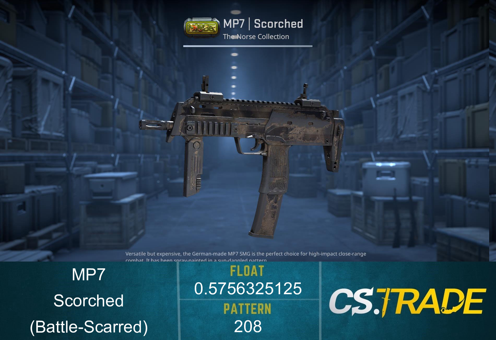MP7 | Scorched (Battle-Scarred) Screenshot
