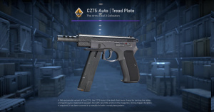 CZ75-Auto | Tread Plate (Minimal Wear) Screenshot