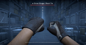 ★ Driver Gloves | Black Tie (Field-Tested) Screenshot