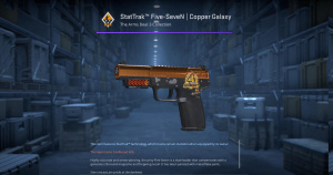 StatTrak™ Five-SeveN | Copper Galaxy (Factory New) Screenshot