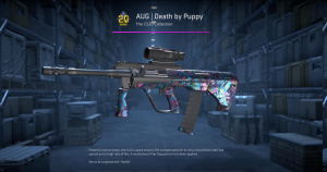 AUG | Death by Puppy (Minimal Wear) Screenshot