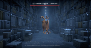 ★ Shadow Daggers | Scorched (Field-Tested) Screenshot