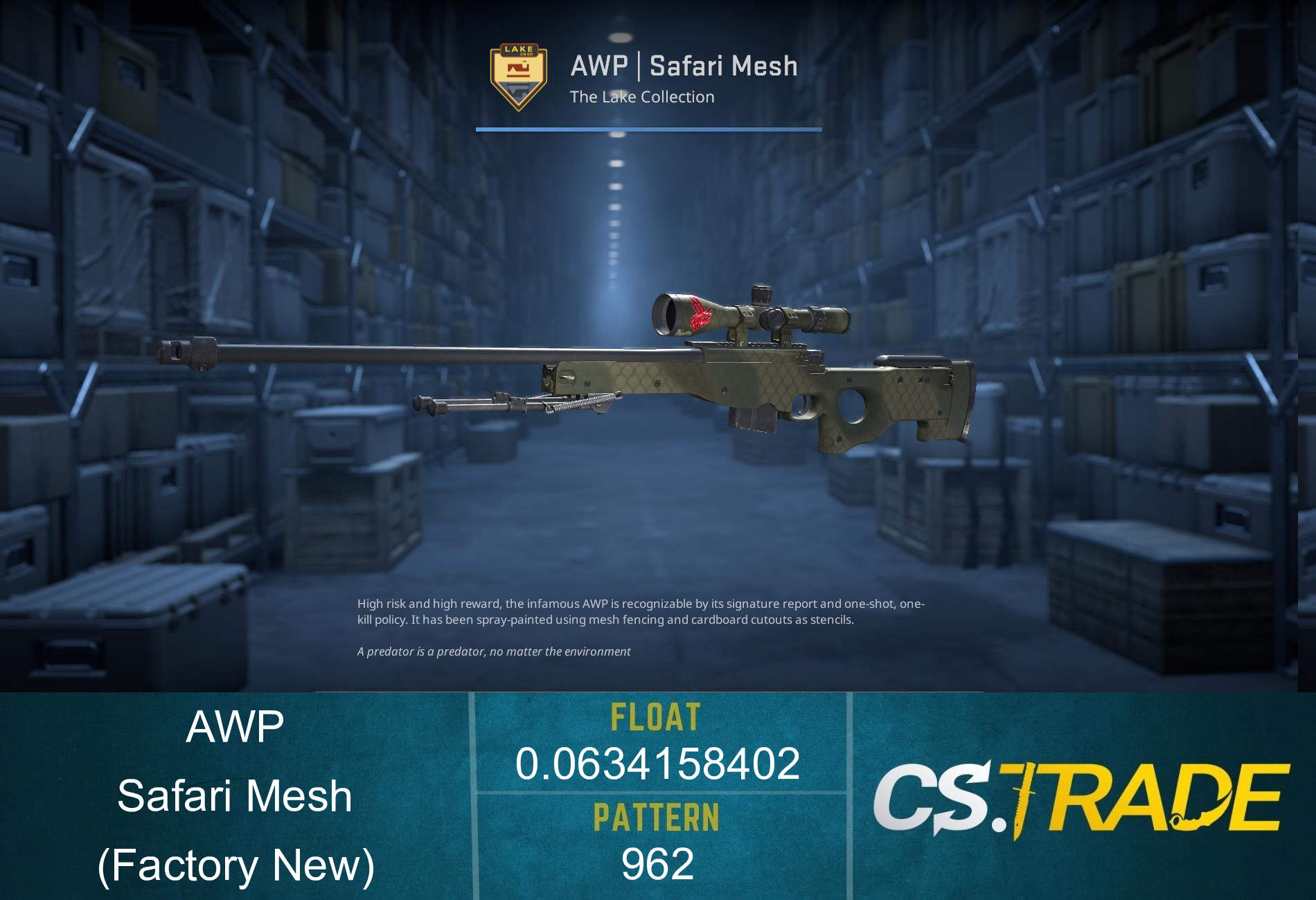 AWP | Safari Mesh (Factory New)
