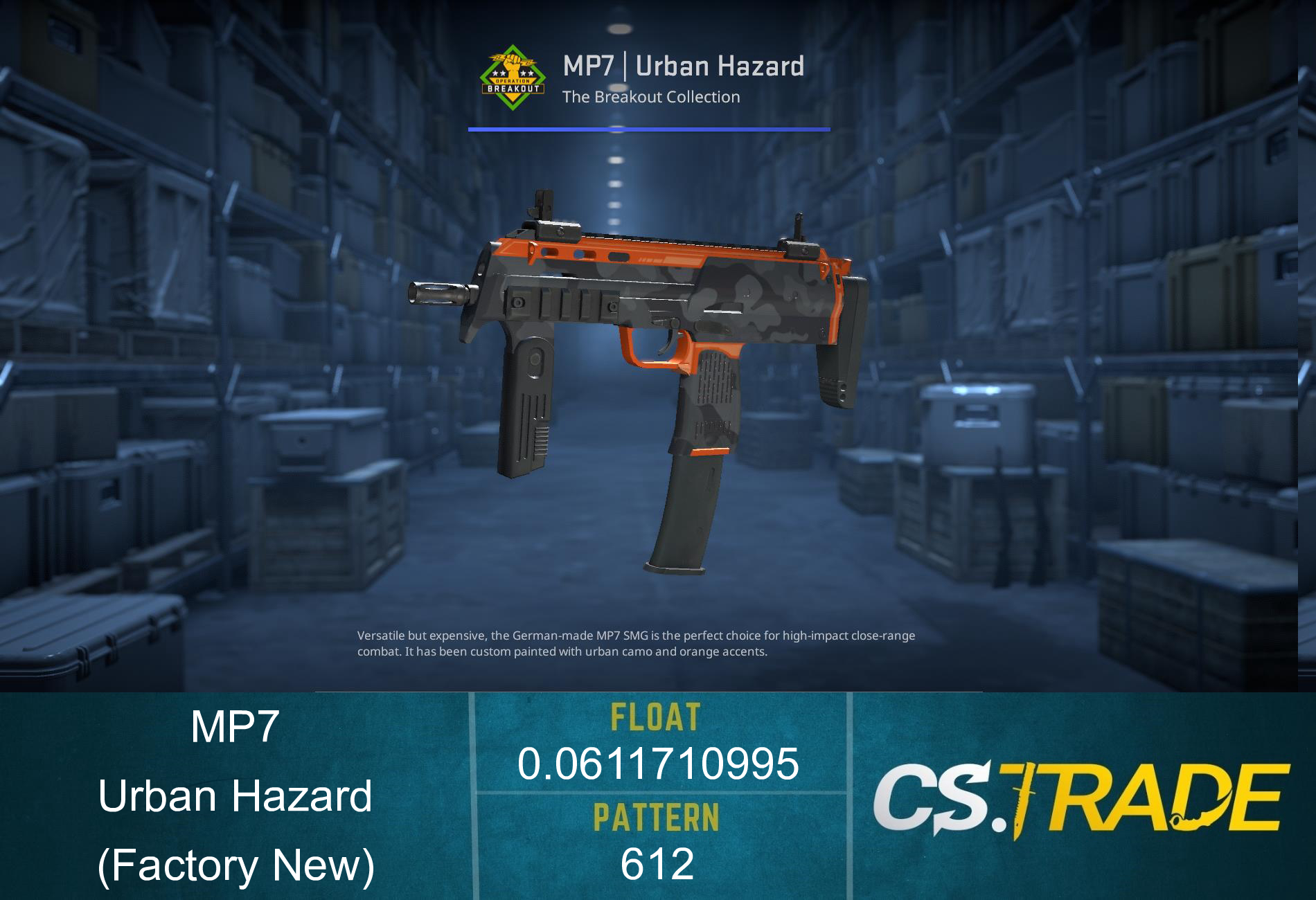MP7 | Urban Hazard (Factory New) Screenshot