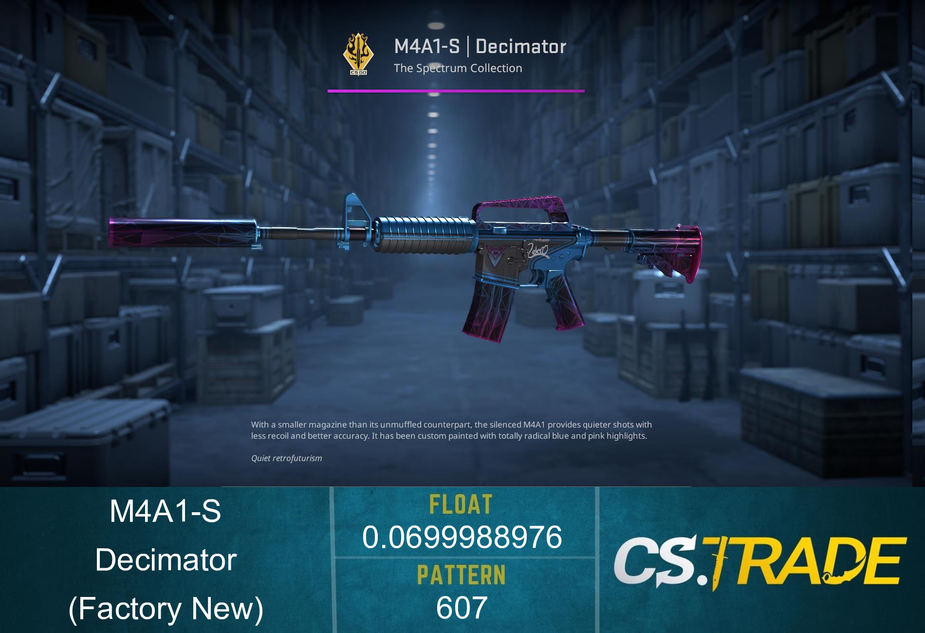 M4A1-S | Decimator (Factory New) Screenshot