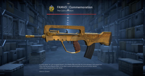 FAMAS | Commemoration (Factory New) Screenshot