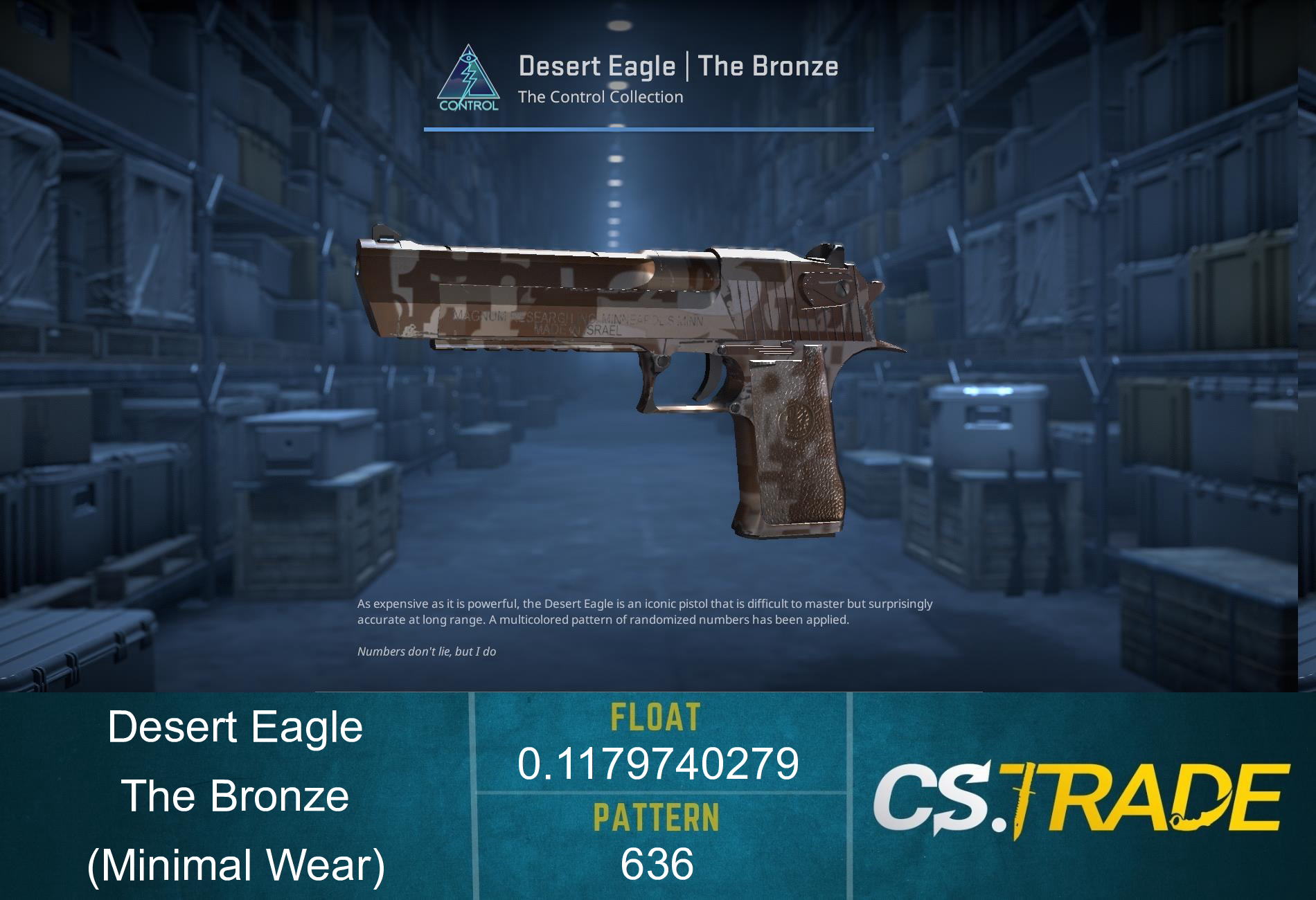 Desert Eagle | The Bronze (Minimal Wear) Screenshot