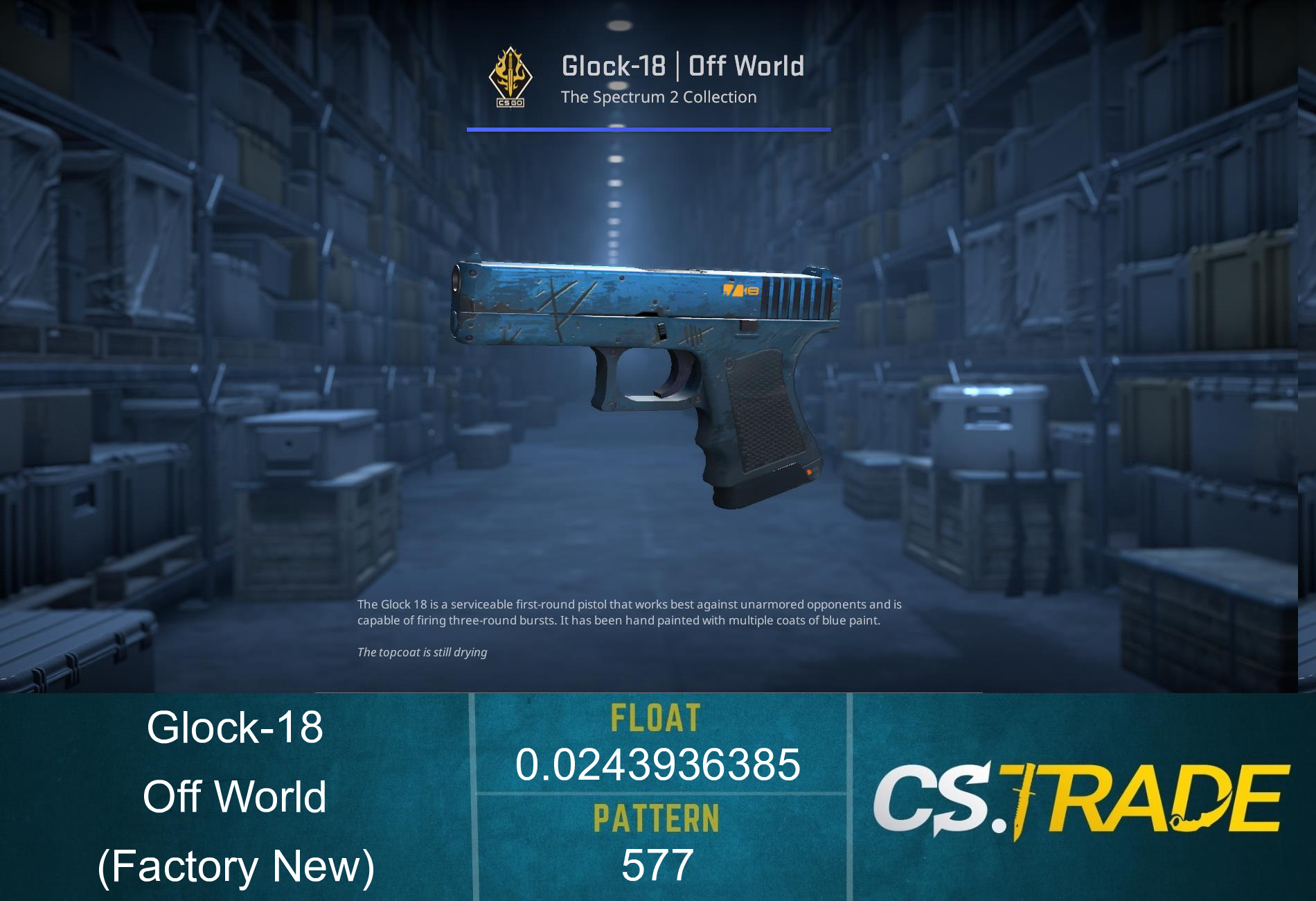 Glock-18 | Off World (Factory New) Screenshot