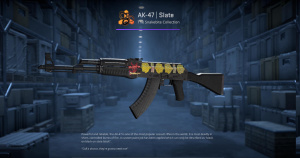 AK-47 | Slate (Well-Worn) Screenshot
