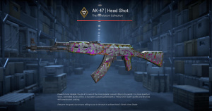 AK-47 | Head Shot (Well-Worn) Screenshot