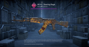 AK-47 | Searing Rage (Field-Tested) Screenshot