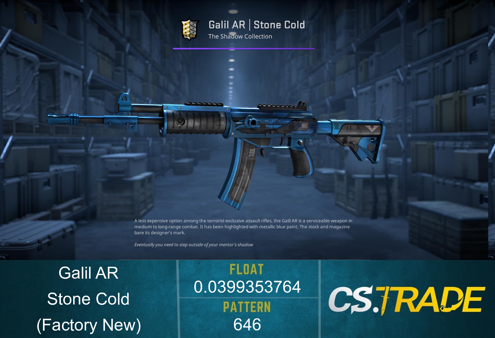 Galil AR | Stone Cold (Factory New) Screenshot