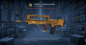 FAMAS | Commemoration (Factory New) Screenshot