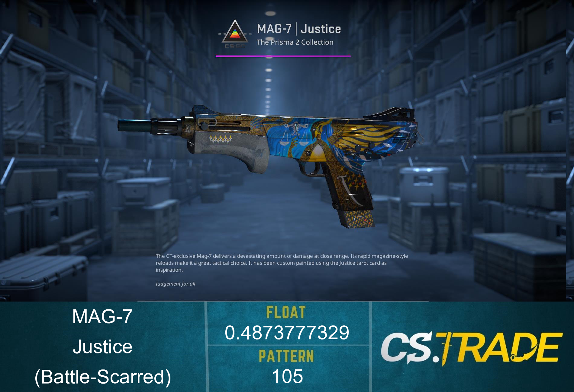 MAG-7 | Justice (Battle-Scarred) Screenshot