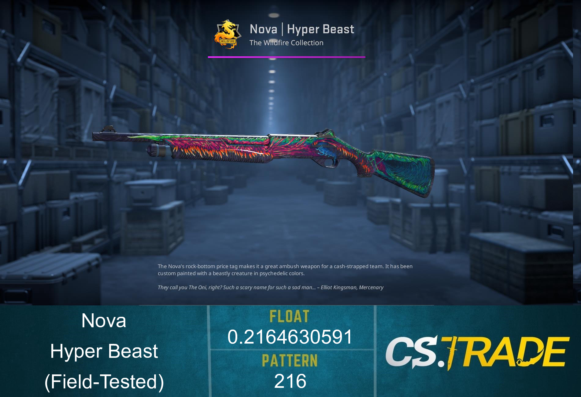 Nova | Hyper Beast (Field-Tested) Screenshot