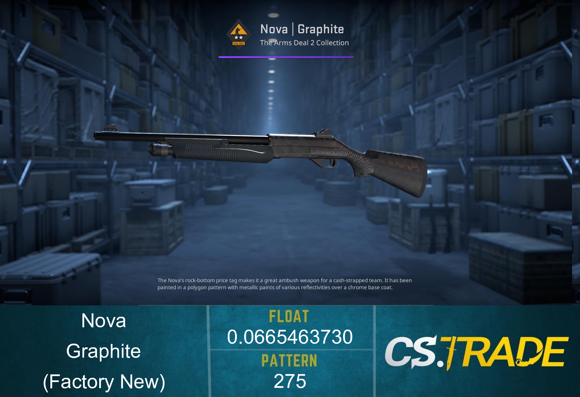 Nova | Graphite (Factory New)