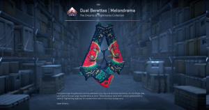 Dual Berettas | Melondrama (Well-Worn) Screenshot