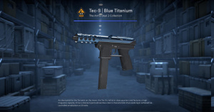 Tec-9 | Blue Titanium (Factory New) Screenshot
