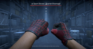 ★ Sport Gloves | Scarlet Shamagh (Field-Tested) Screenshot