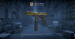 Tec-9 | Brass (Minimal Wear) Screenshot