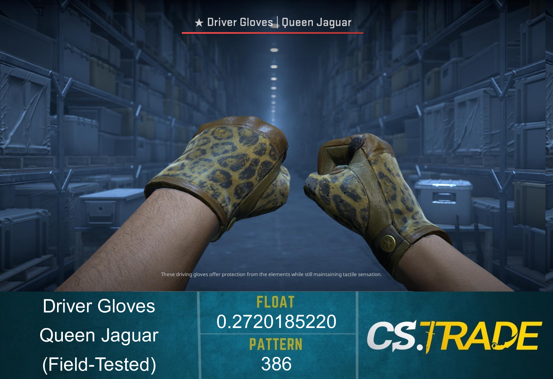 ★ Driver Gloves | Queen Jaguar (Factory New) Screenshot