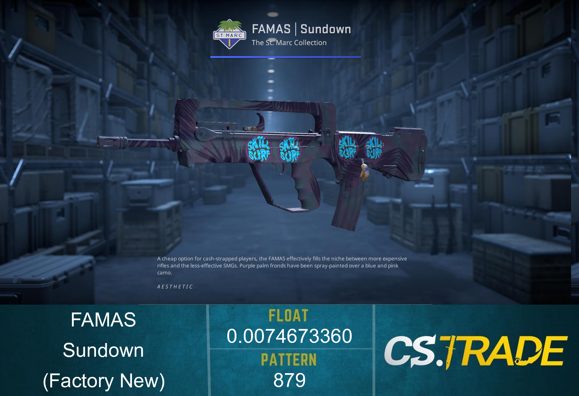 FAMAS | Sundown (Factory New) Screenshot