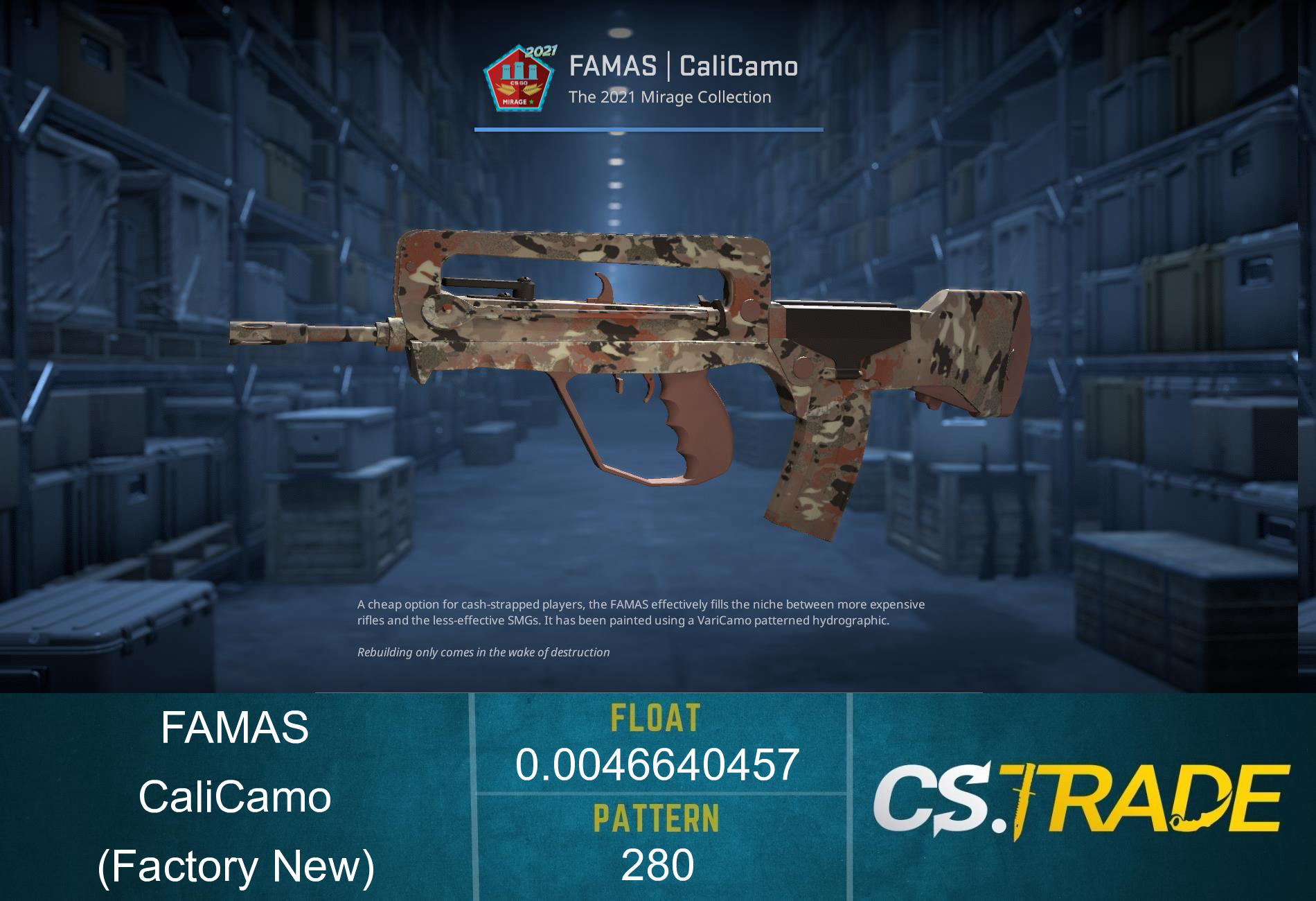 FAMAS | CaliCamo (Factory New) Screenshot