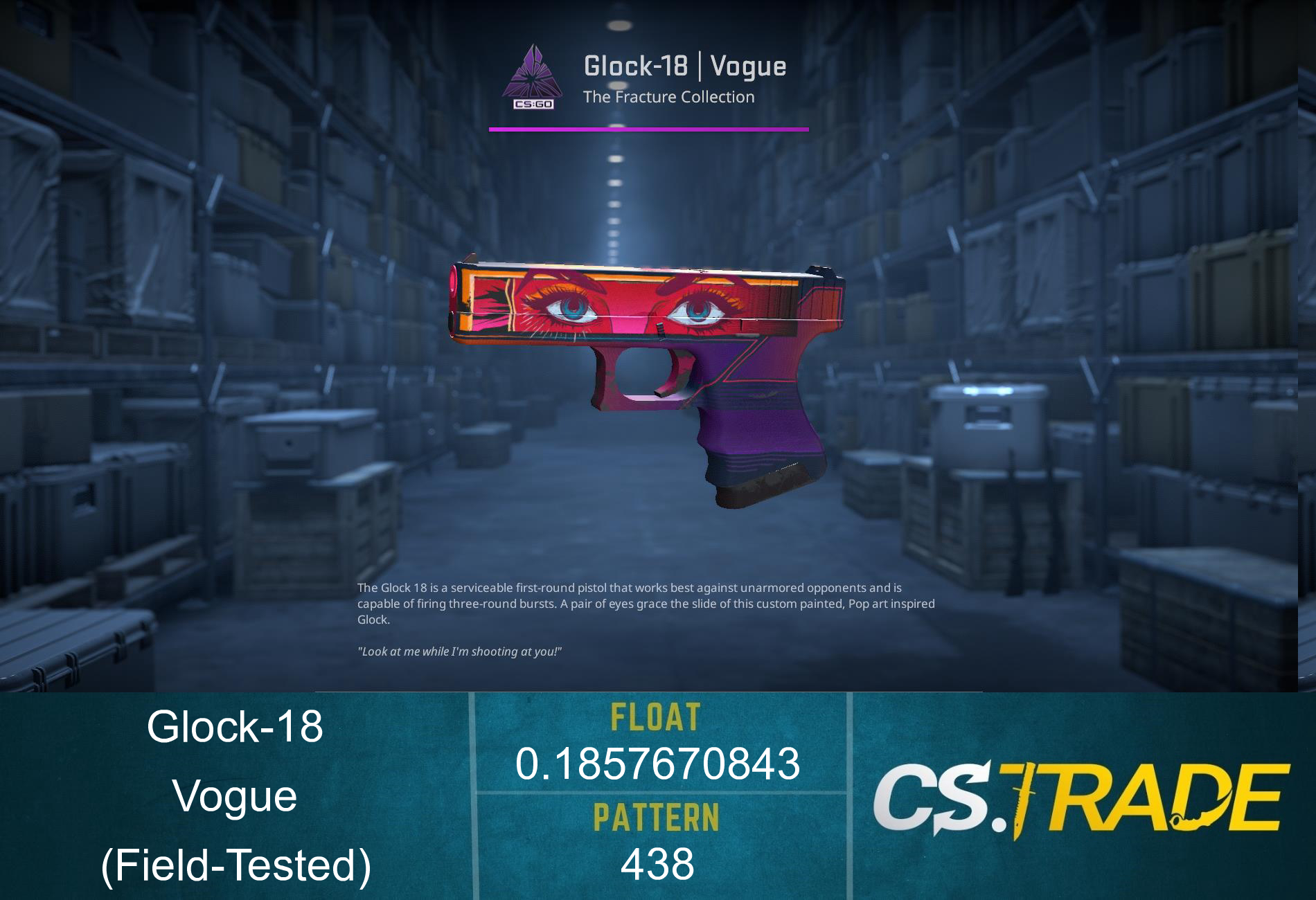 Glock-18 | Vogue (Field-Tested) Screenshot