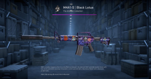 M4A1-S | Black Lotus (Minimal Wear) Screenshot