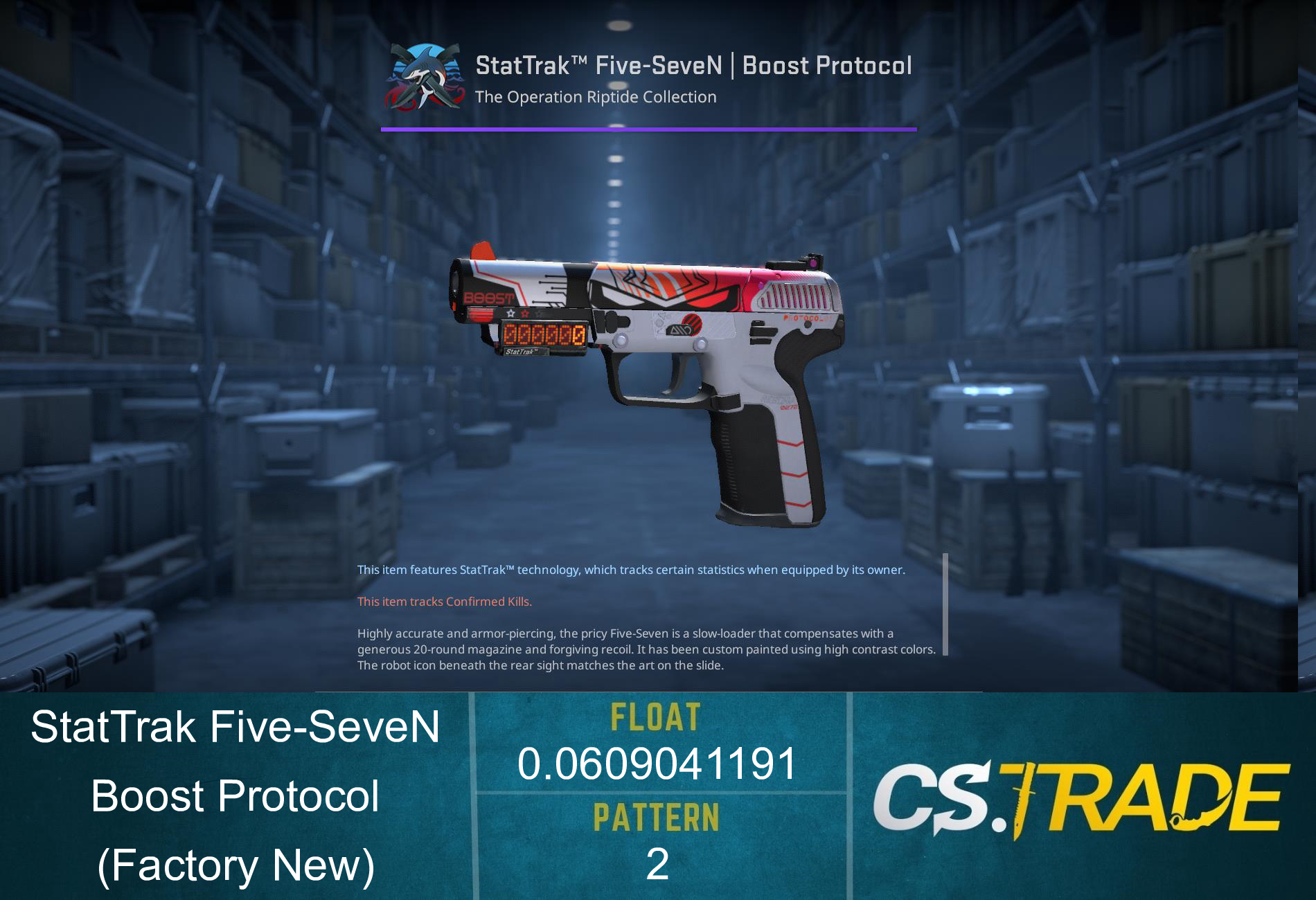 Five-SeveN | Boost Protocol (Factory New) Screenshot