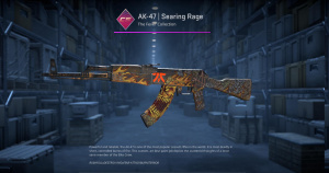 AK-47 | Searing Rage (Battle-Scarred) Screenshot