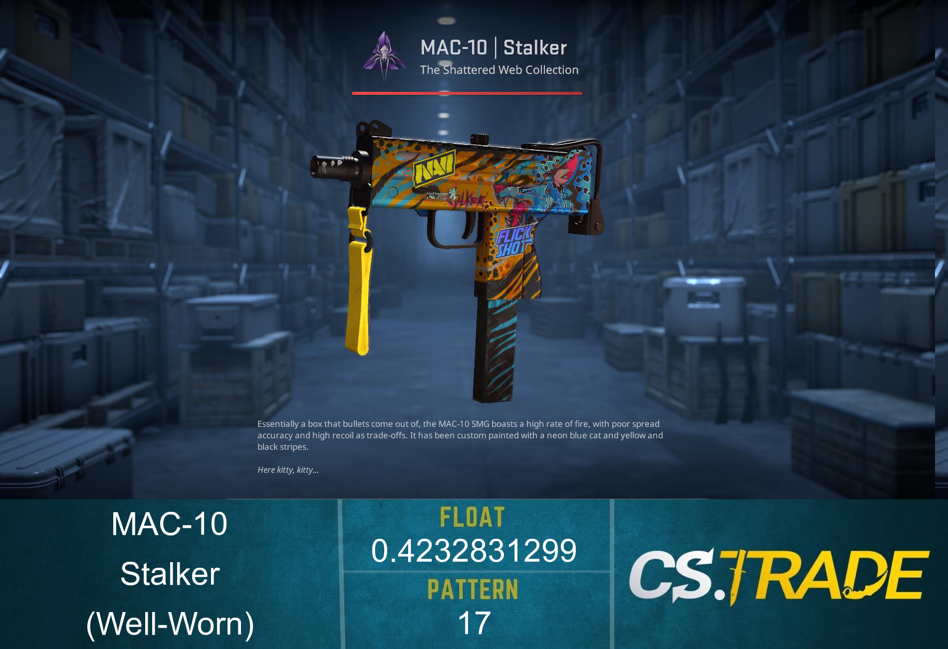 MAC-10 | Stalker (Well-Worn)