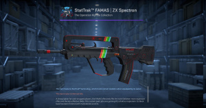 StatTrak™ FAMAS | ZX Spectron (Well-Worn) Screenshot