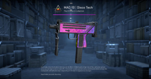 MAC-10 | Disco Tech (Battle-Scarred) Screenshot