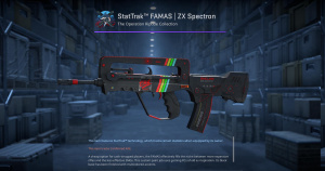 StatTrak™ FAMAS | ZX Spectron (Battle-Scarred) Screenshot